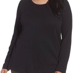 Caslon Long Sleeve Crew Neck Tee 2X